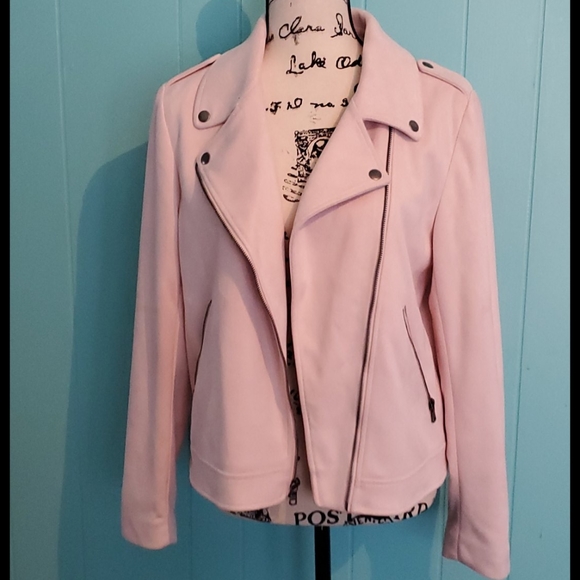 Banana Republic Faux Suede Moto Jacket - Picture 2 of 16
